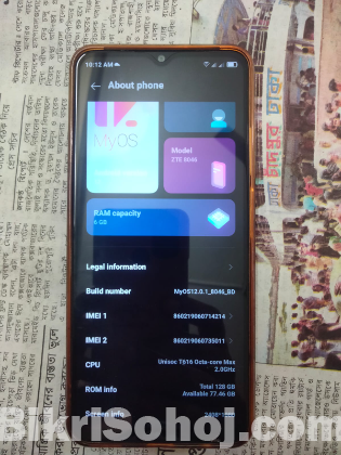 Zte blade v40 design